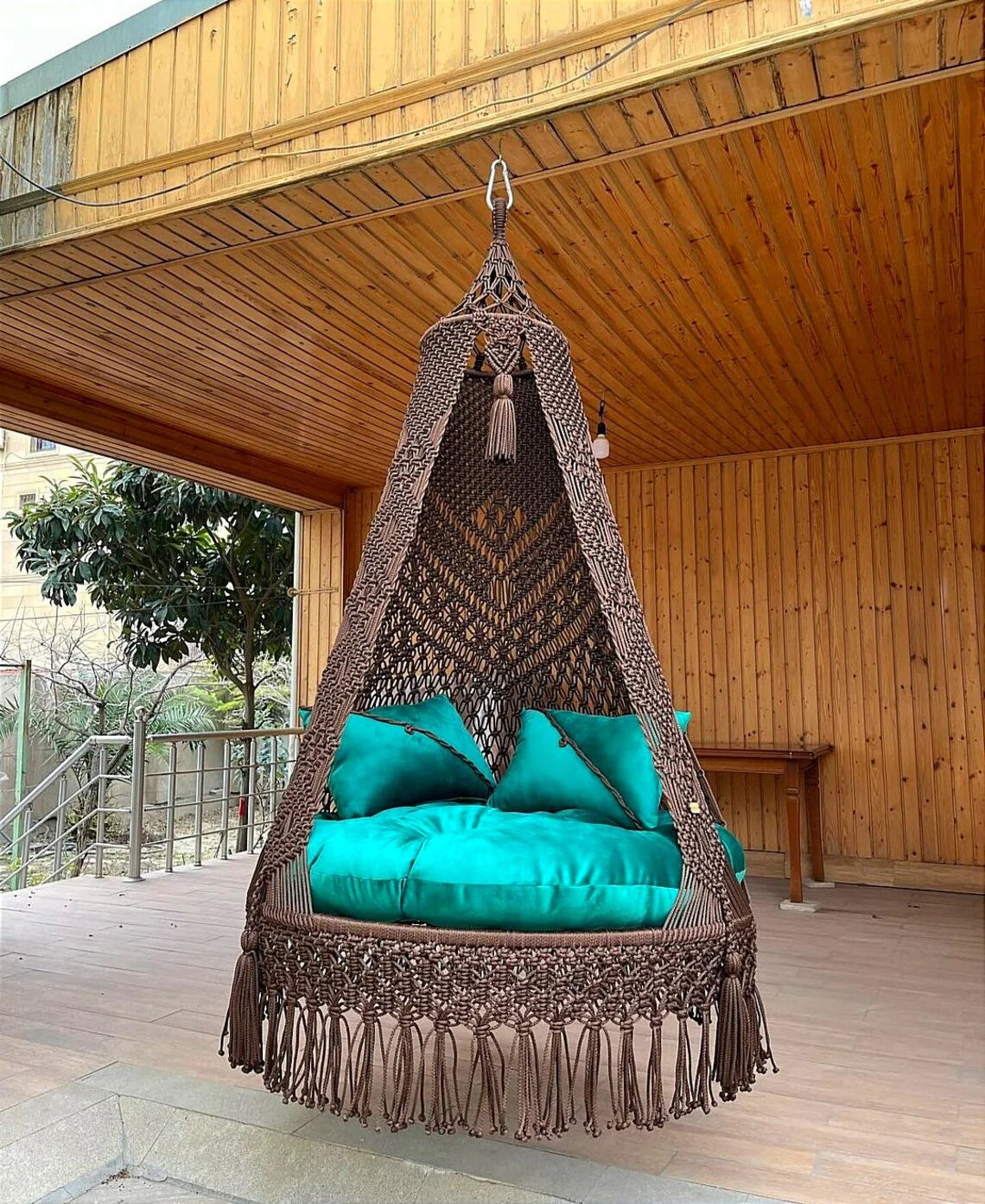 Cotton Rope Macrame Hanging Chair 40 inches