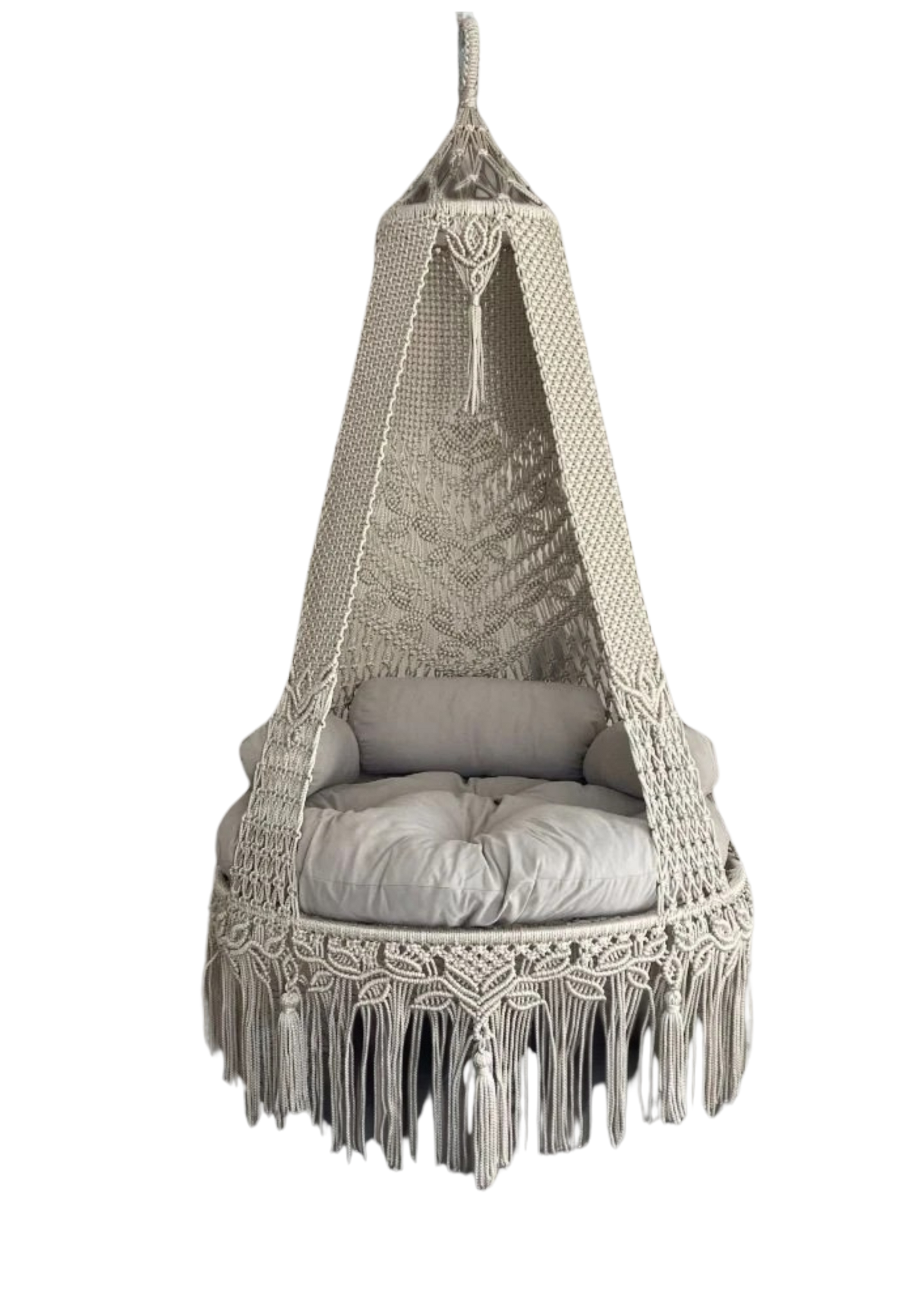 Macrame hanging swing for kids and adults 35 inches