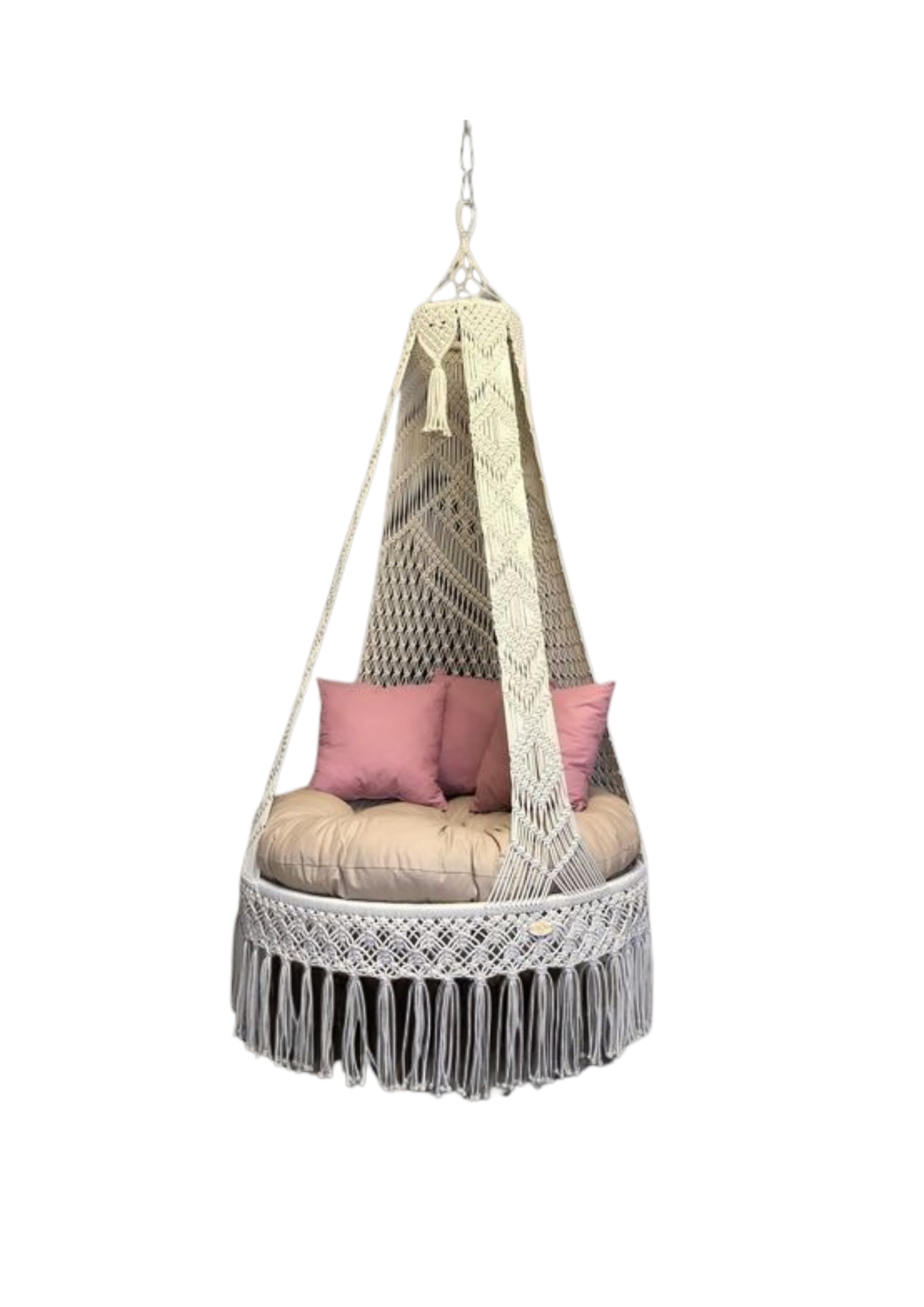 Hanging buttercup Macrame swing for adults 35 Inches