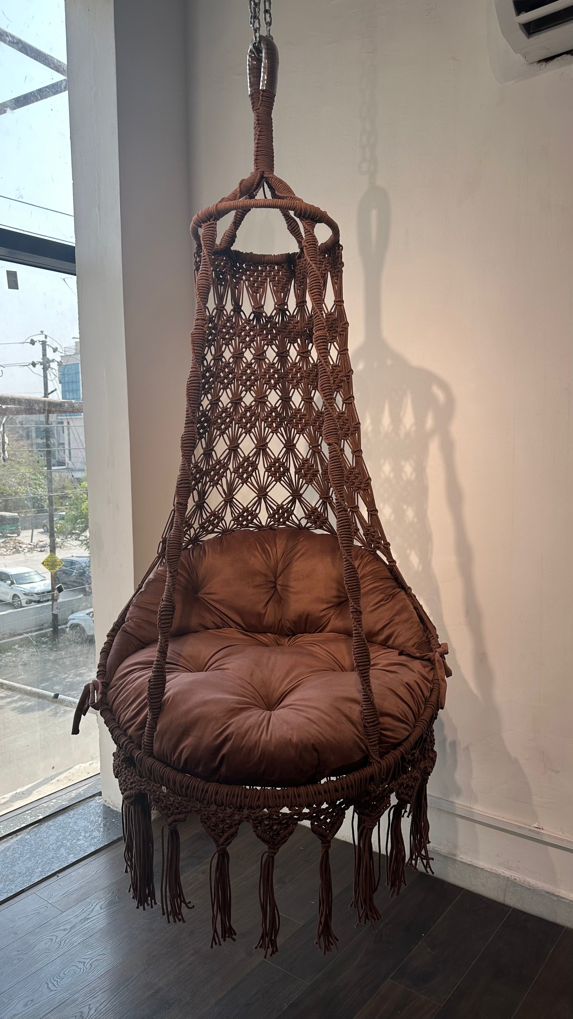 kokam 35 inches hanging chair swing