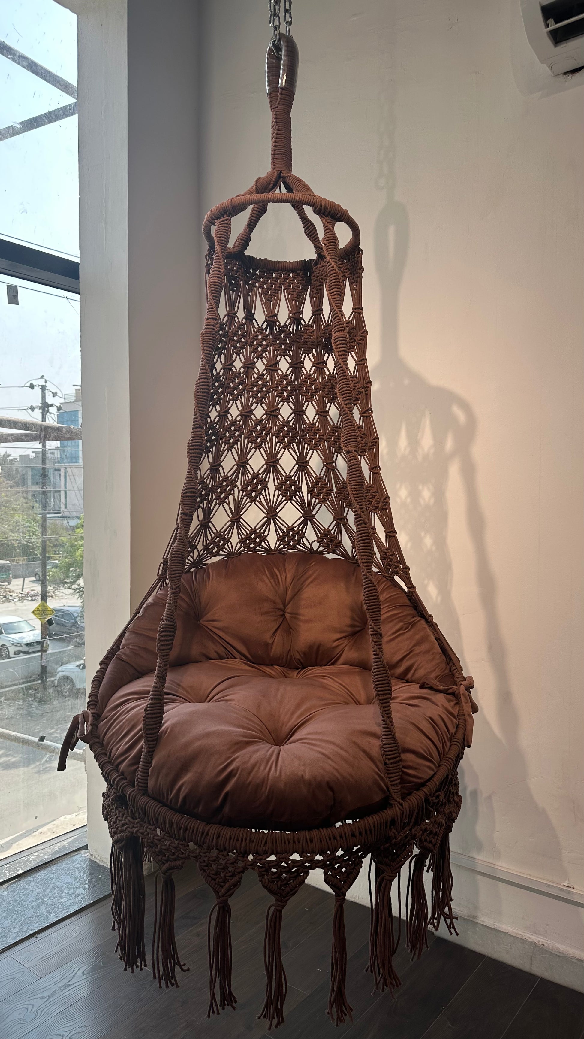 kokam 35 inches hanging chair swing