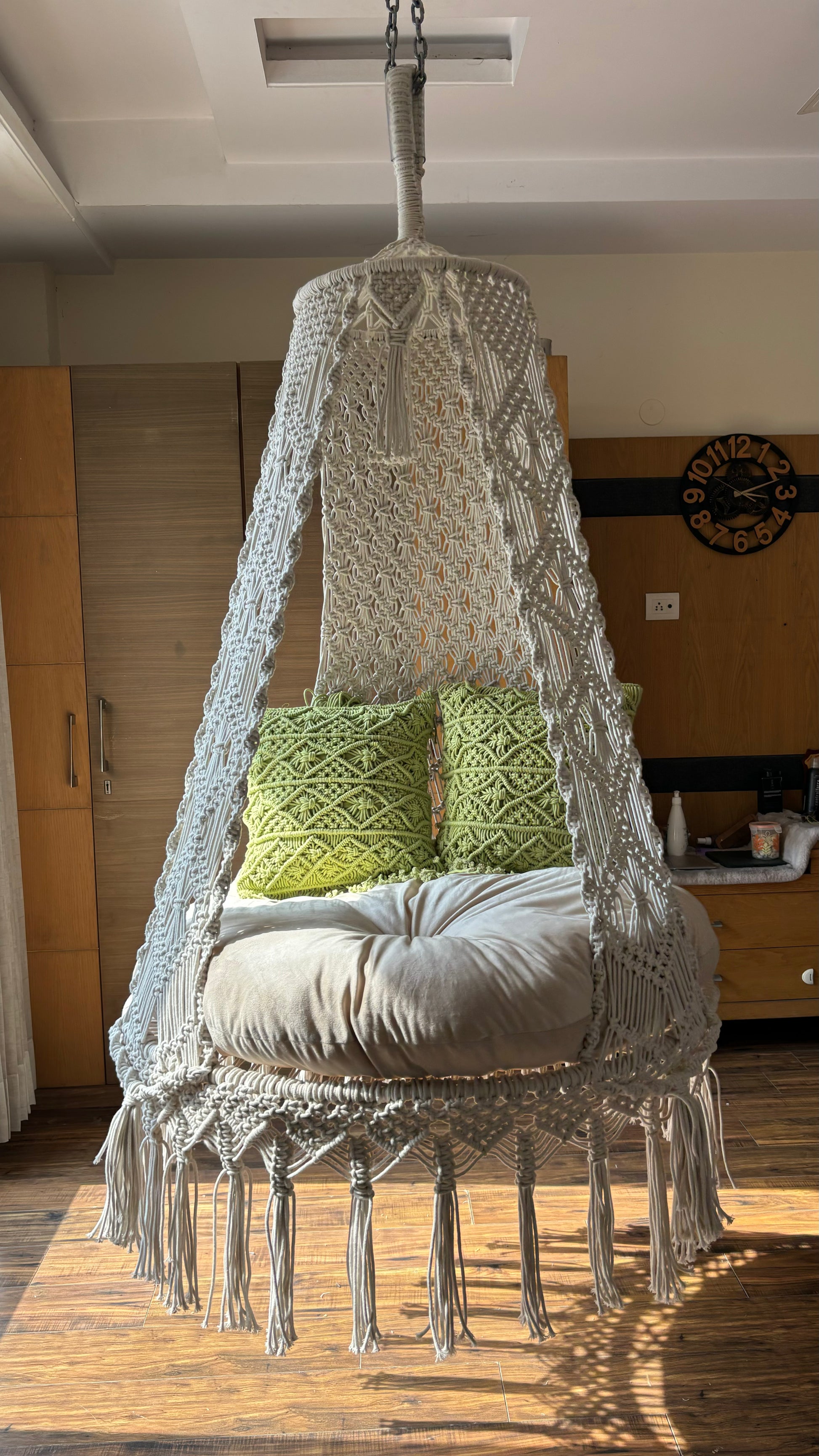 Crystal Macrame Swing for kids and adults