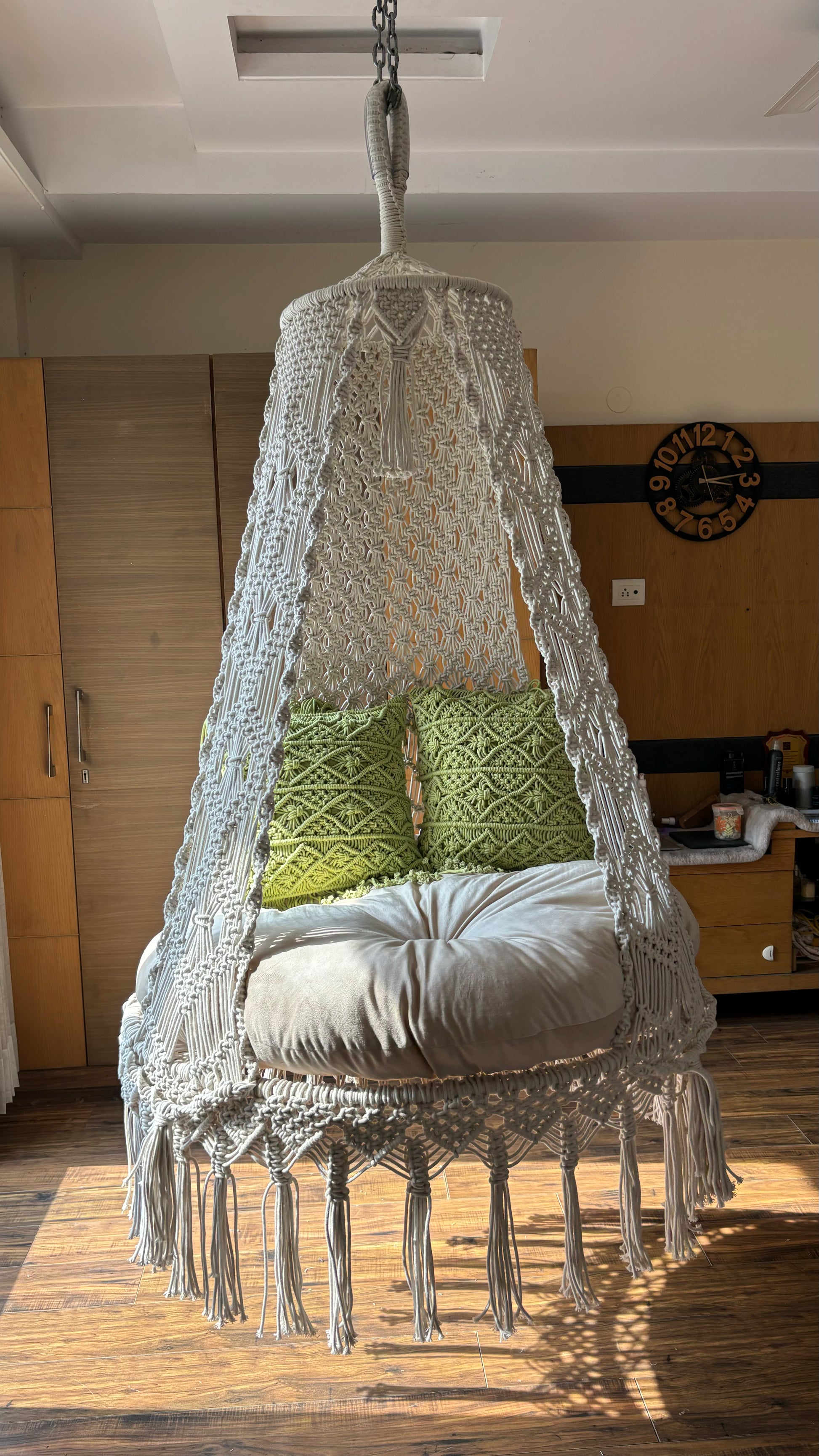 Crystal Macrame Swing for kids and adults