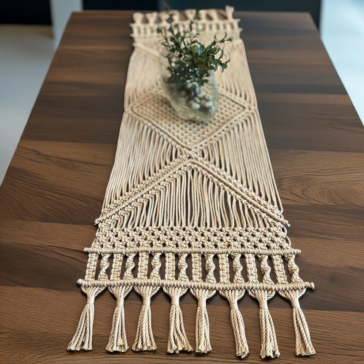 Handmade Macrame Table Runner