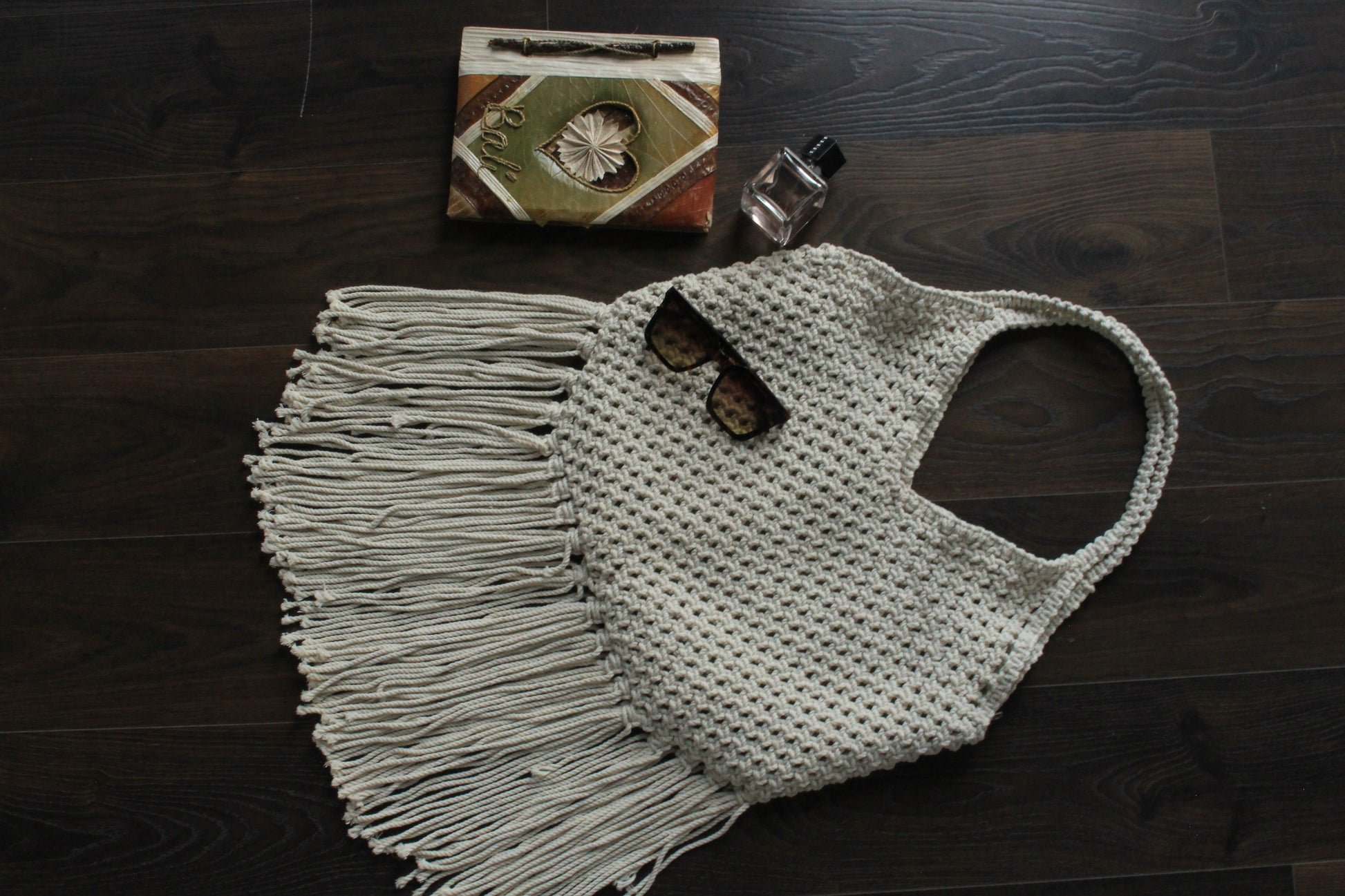 Sunny Happy Vibe Macramé Crossbody – For Everyday Use