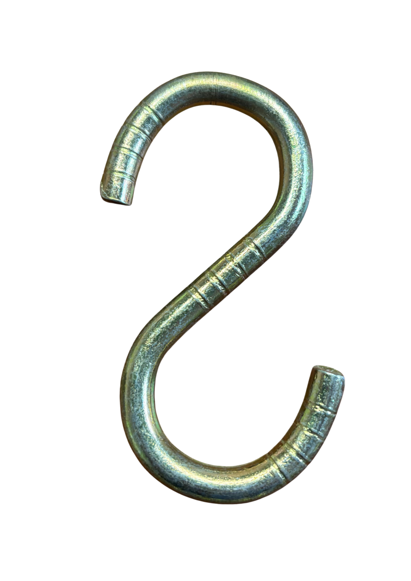 Set of S-hook, carabiner and chain