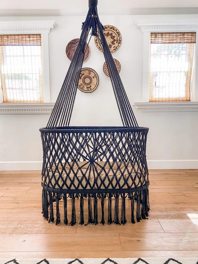 Strong Macrame Baby Bassinet