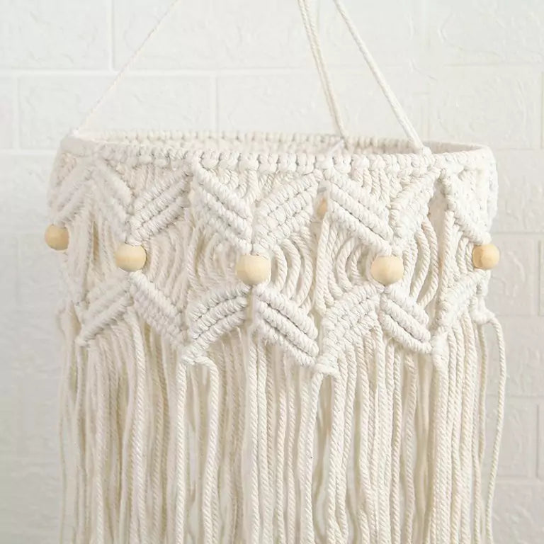Boho Macrame lampshade for home