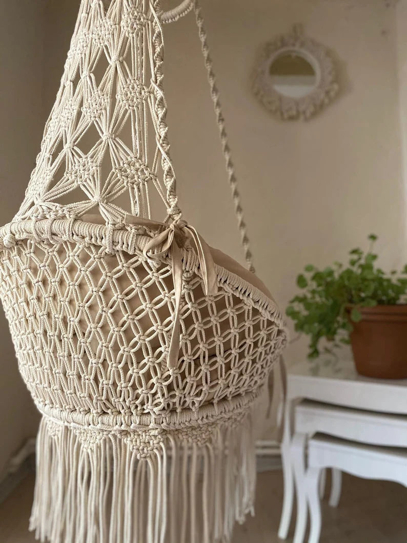 Bohemian macrame swing for indoor 30 Inches