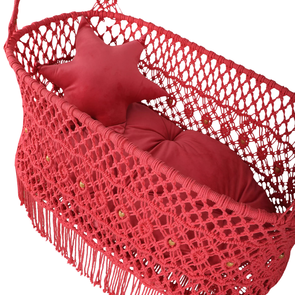 Macrame Nursery Swing Cradle