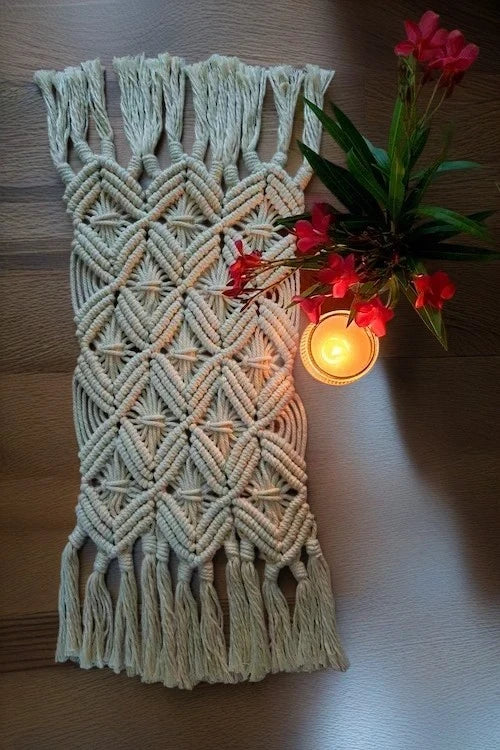 Macrame Cotton Handmade Table Runner