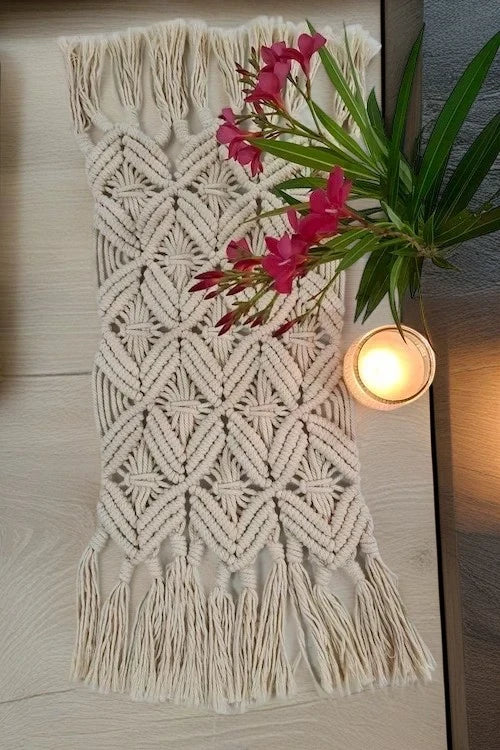 Macrame Cotton Handmade Table Runner