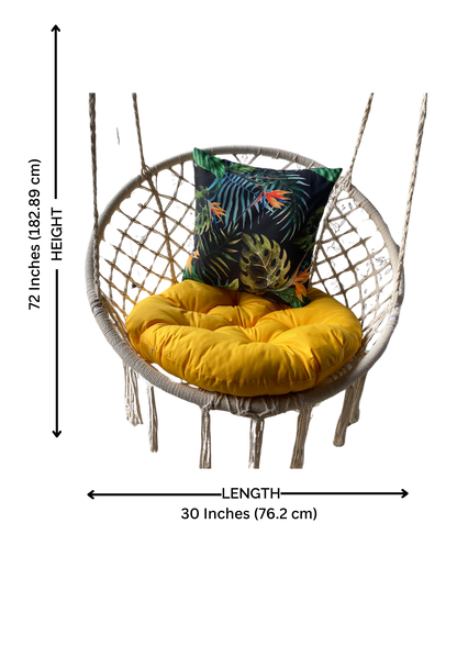 Boho Macrame Swing Chair