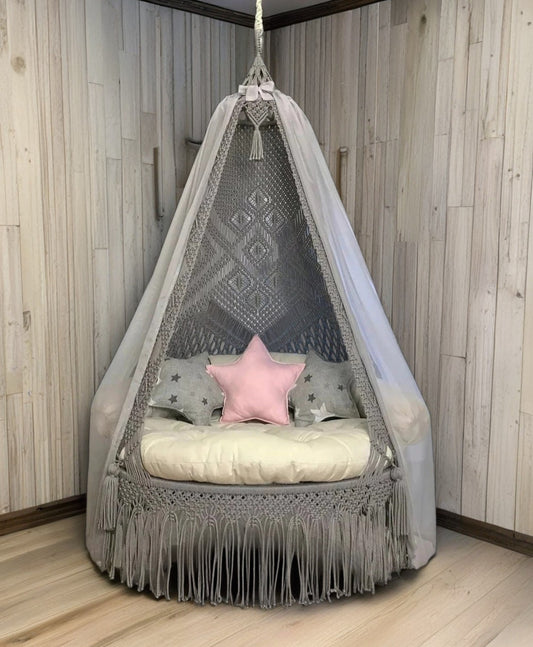 Grey Bliss Macrame Swings