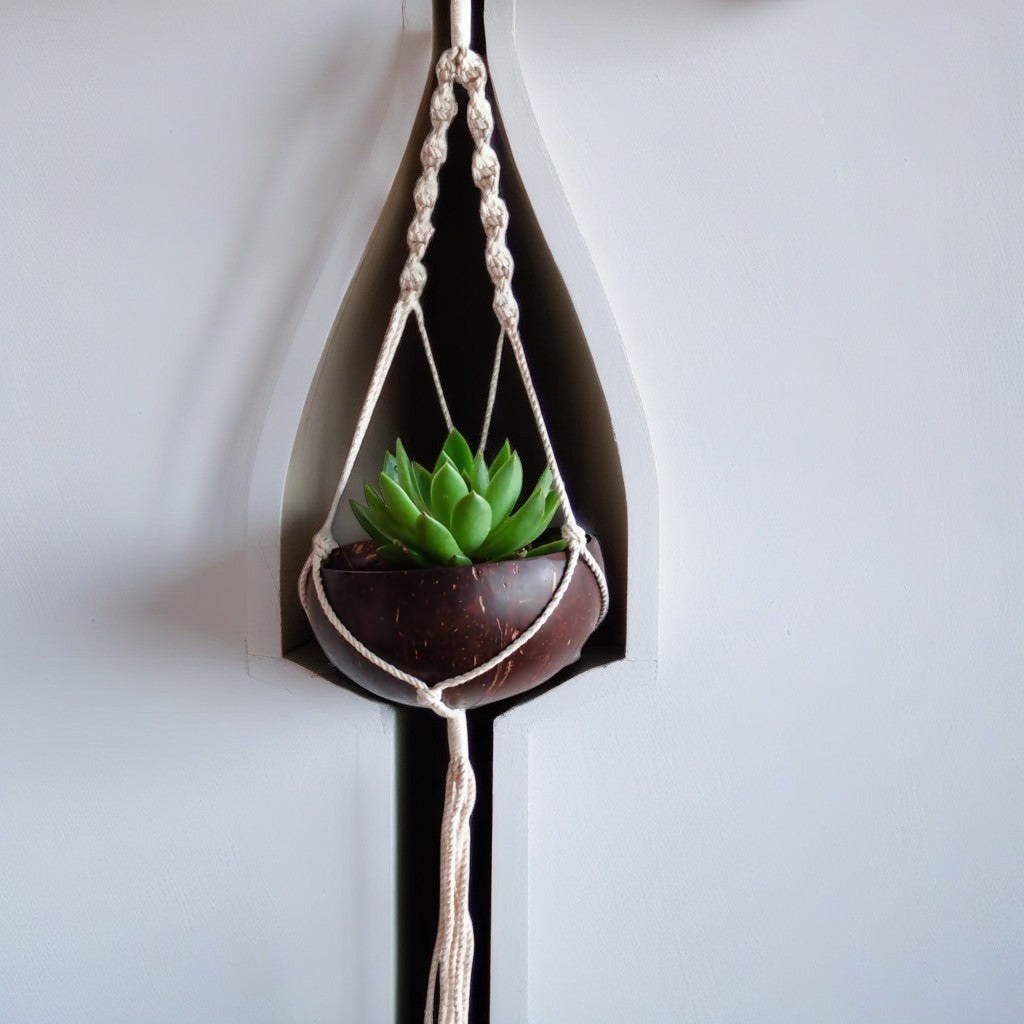 Handmade Macrame Hanging Planter