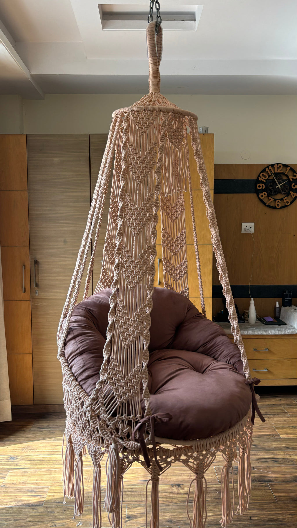 Timber hanging hammock chair swing for adults and kids