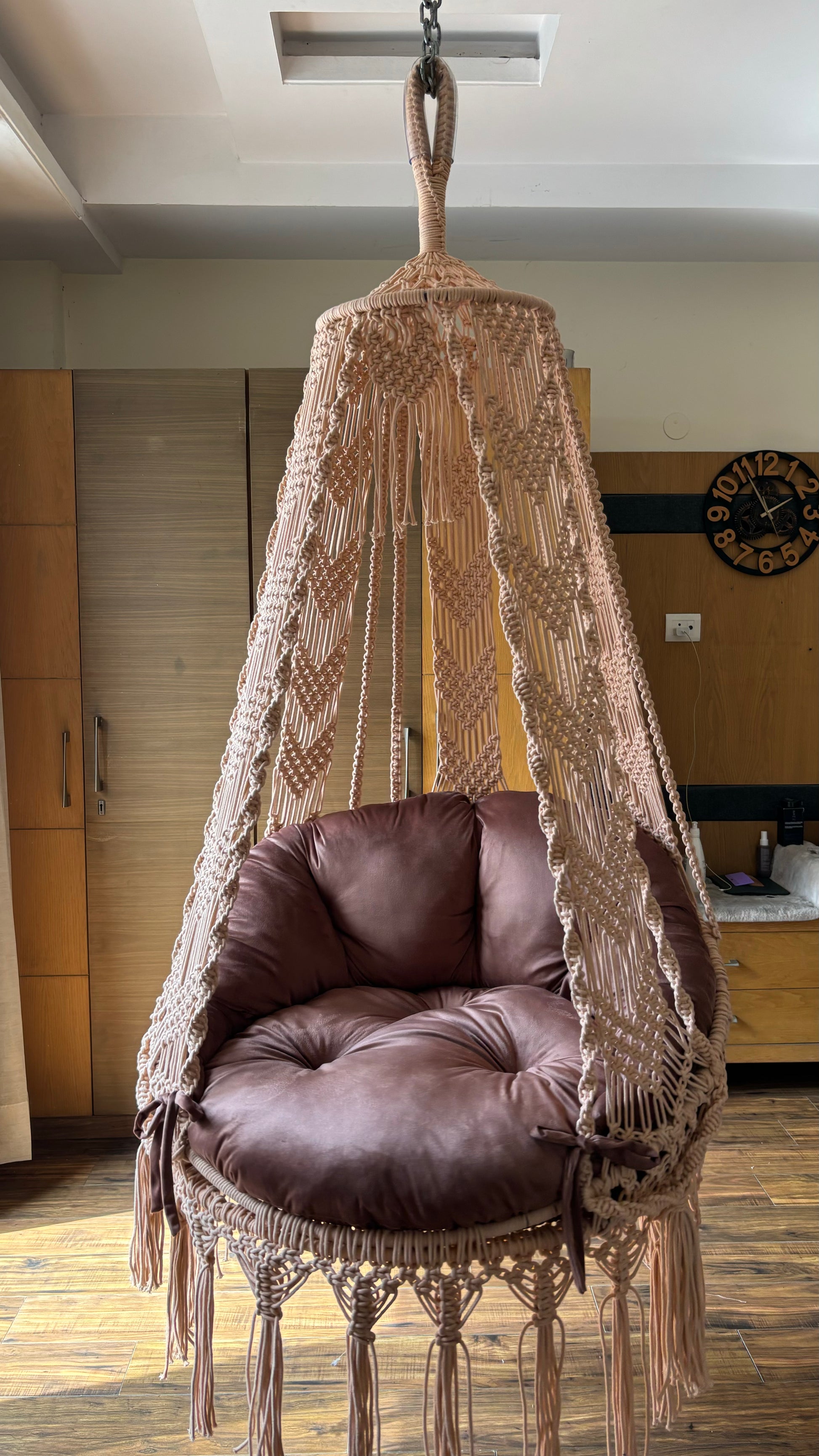 Timber hanging hammock chair swing for adults and kids