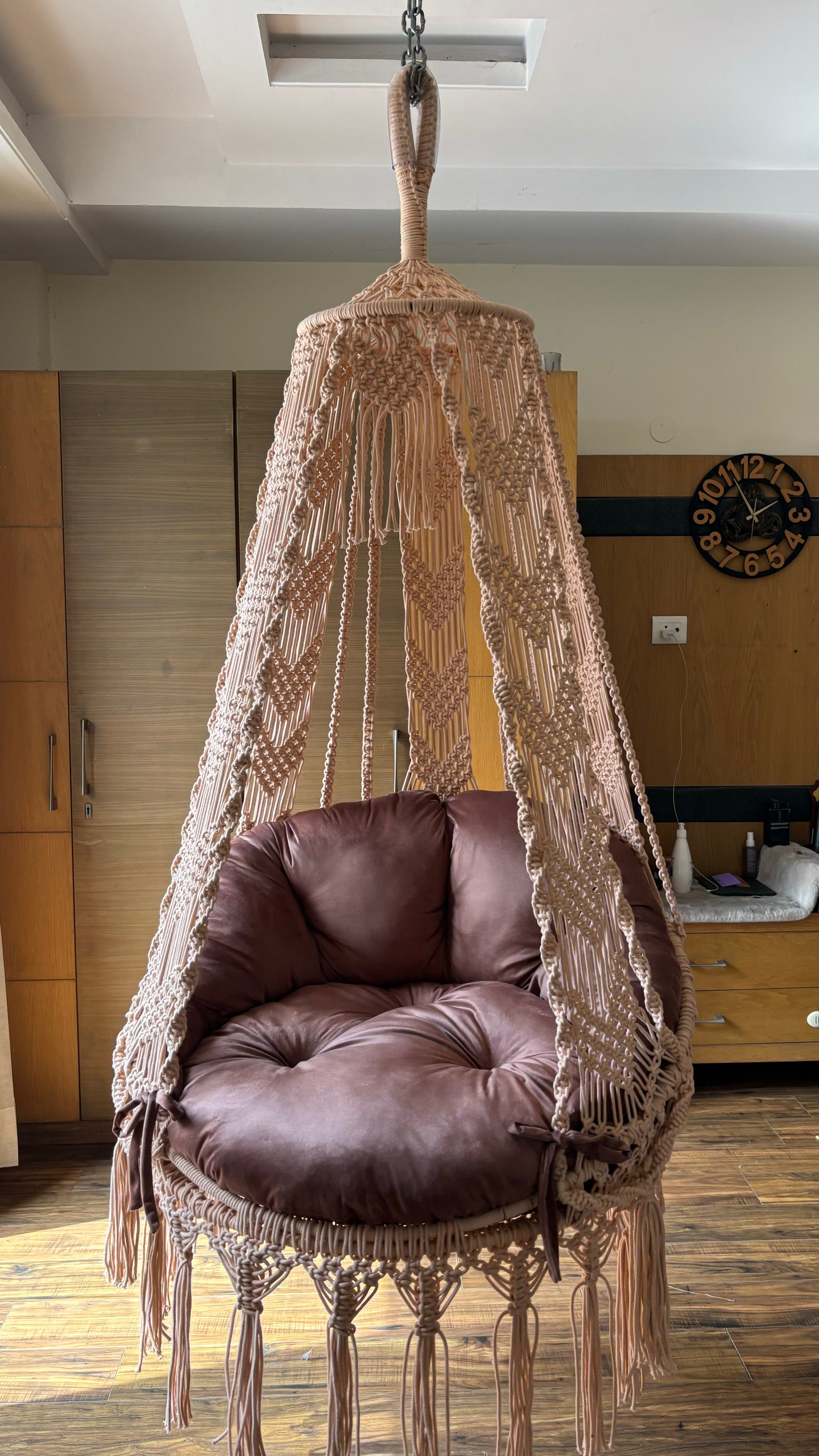 Timber hanging hammock chair swing for adults and kids