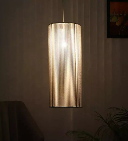 Minimalist Woven Pendant Light