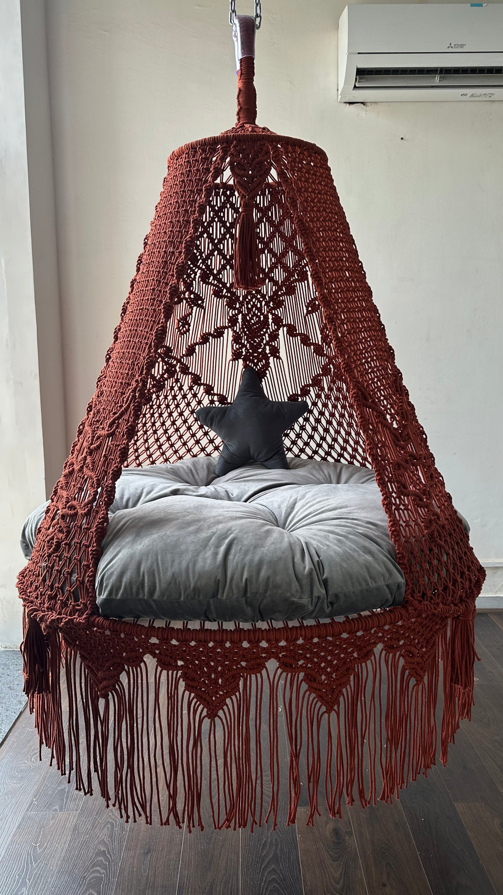 Desert Rose Macrame Swing