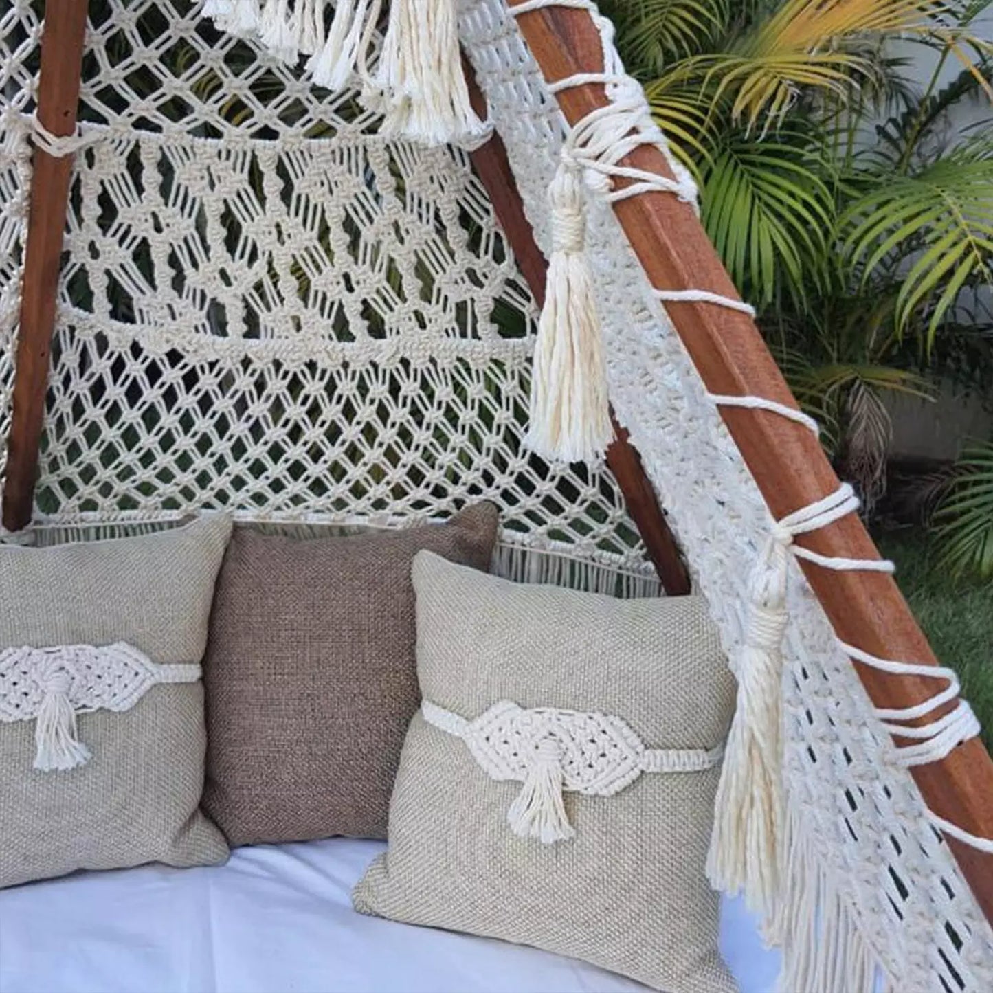 Macrame Kids Teepee Hideaway