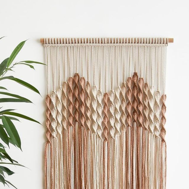 Handwoven Macrame Wall Hanging – Boho Textured Decor