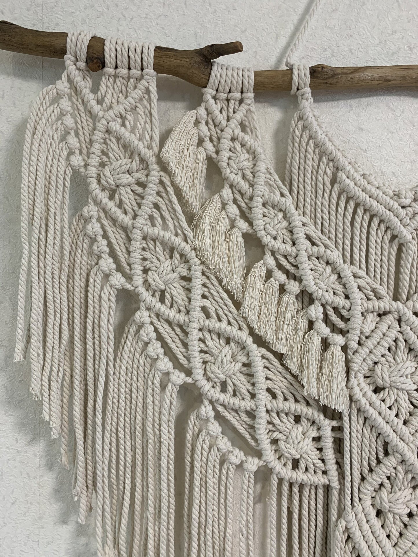 Handwoven Macrame Wall Hanging – Oversized Boho Statement Piece