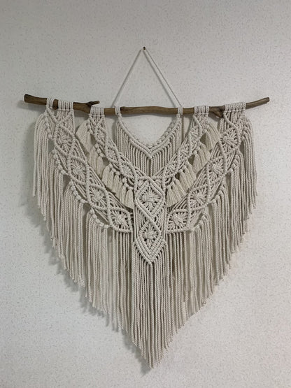 Handwoven Macrame Wall Hanging – Oversized Boho Statement Piece