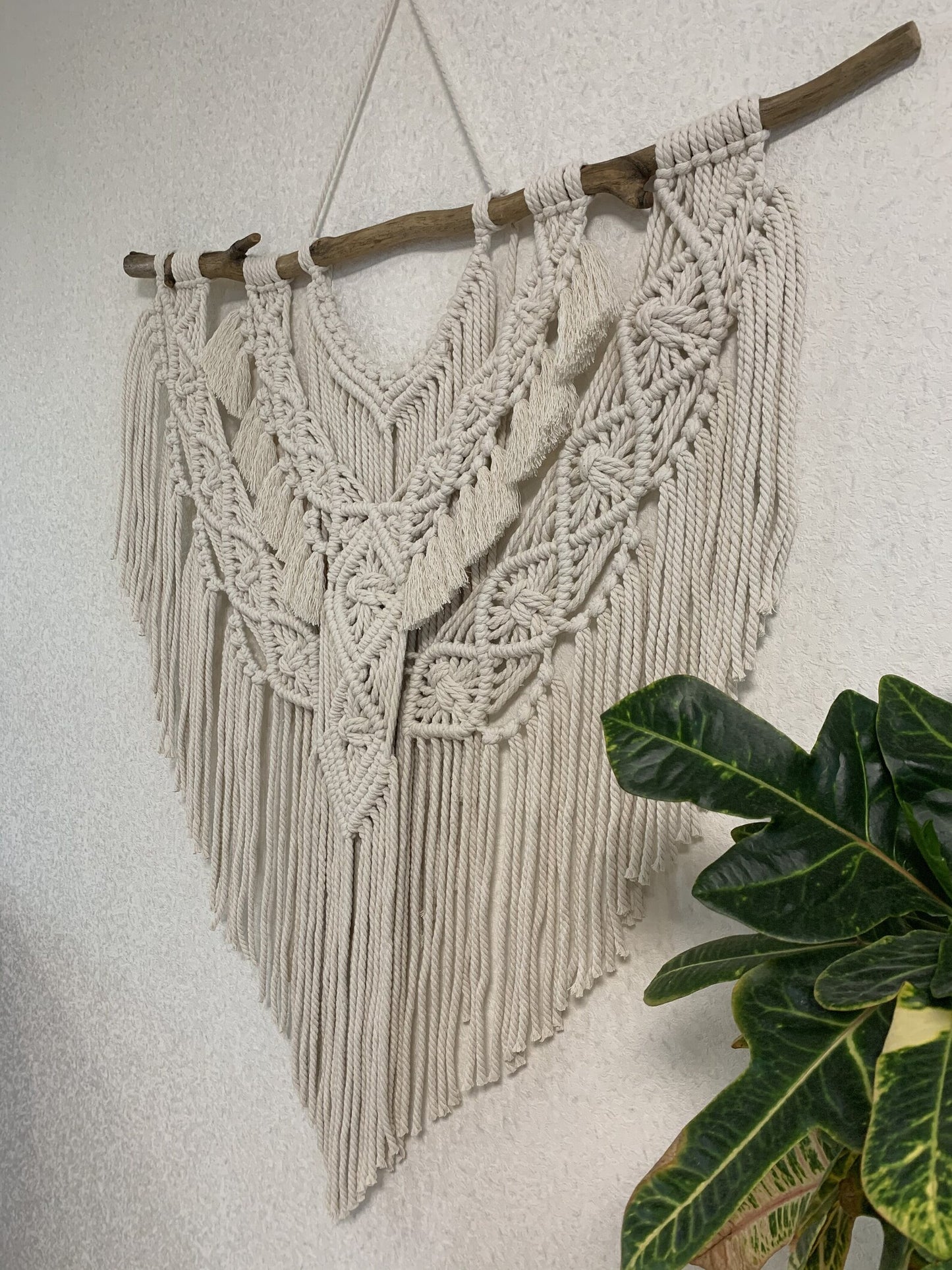 Handwoven Macrame Wall Hanging – Oversized Boho Statement Piece