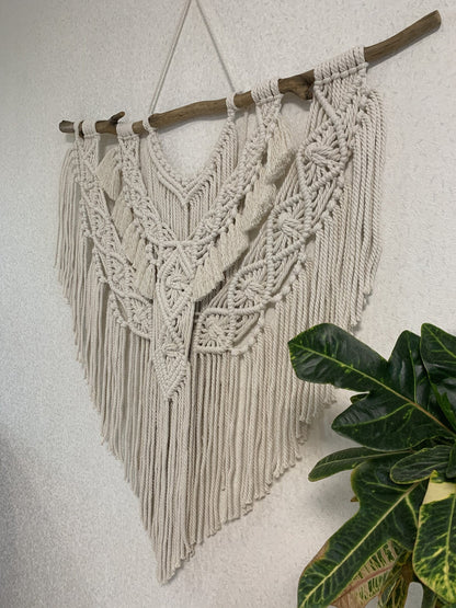 Handwoven Macrame Wall Hanging – Oversized Boho Statement Piece