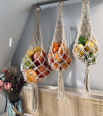 Macramé Fruit Organizer | Single Piece