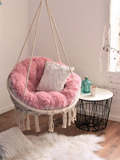 Elegant Handwoven Macrame Swing Chair