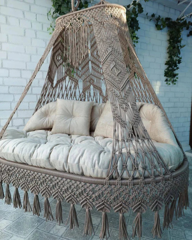 Chocolate sofa swing for adults