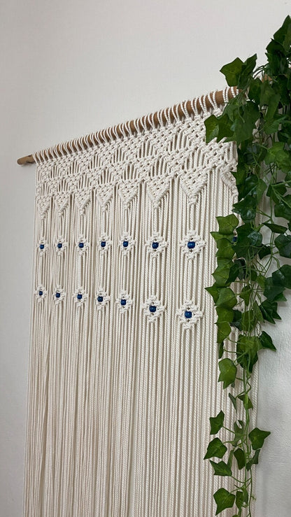 Lightweight White Macrame Curtains