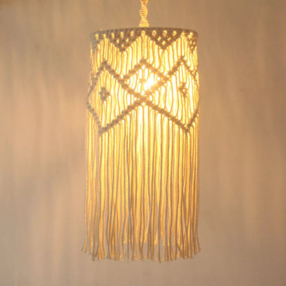 Boho Woven Macrame Chandelier