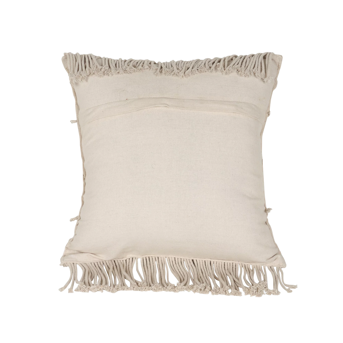 Stylish White Macrame Cushion